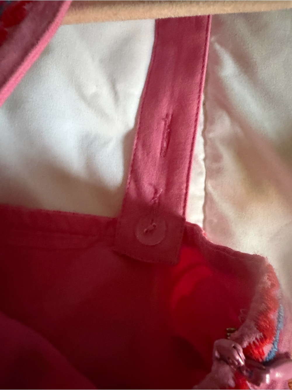 Embroidered 100% cotton Pink Sundress with Floral Motif - Picture 5 of 11
